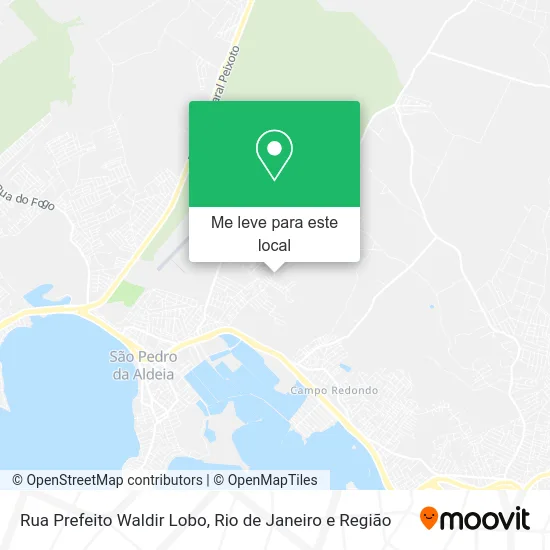 Rua Prefeito Waldir Lobo mapa