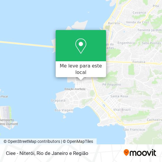 Ciee - Niterói mapa