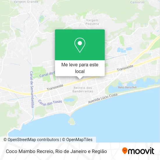 Coco Mambo Recreio mapa