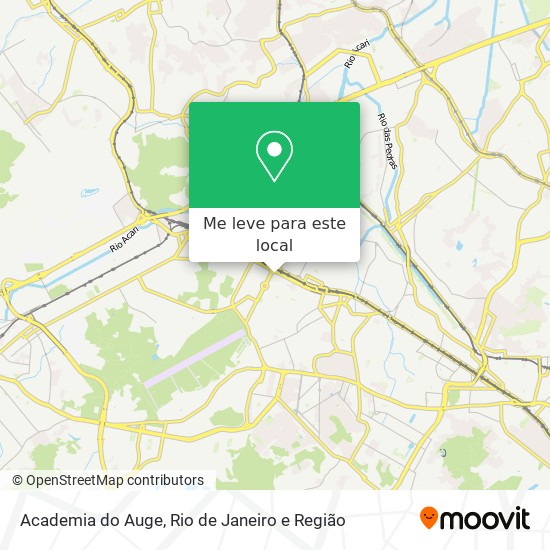 Academia do Auge mapa