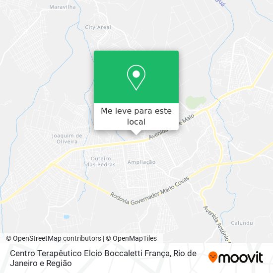 Centro Terapêutico Elcio Boccaletti França mapa