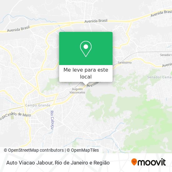 Auto Viacao Jabour mapa