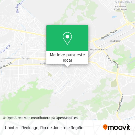 Uninter - Realengo mapa