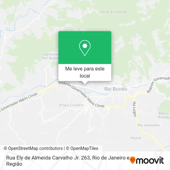 Rua Ely de Almeida Carvalho Jr. 263 mapa