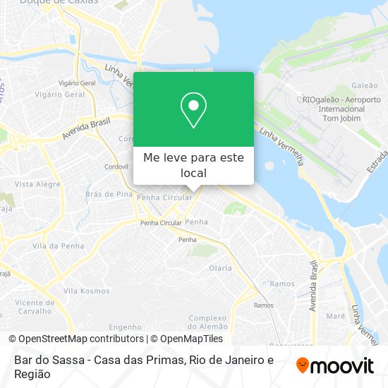 Bar do Sassa - Casa das Primas mapa