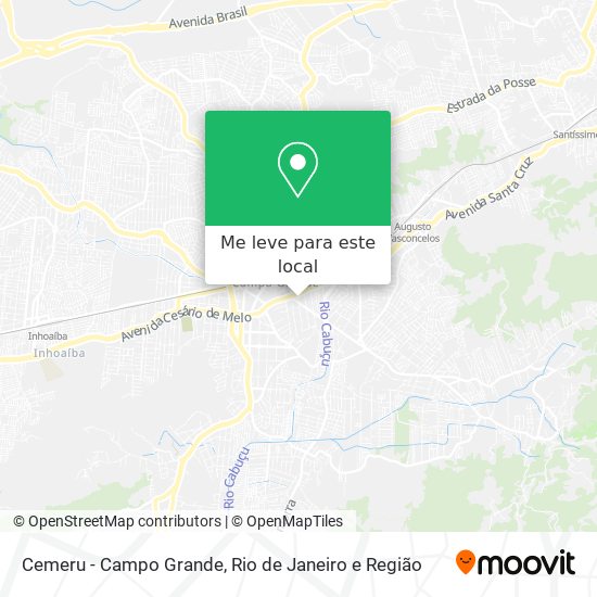 Cemeru - Campo Grande mapa