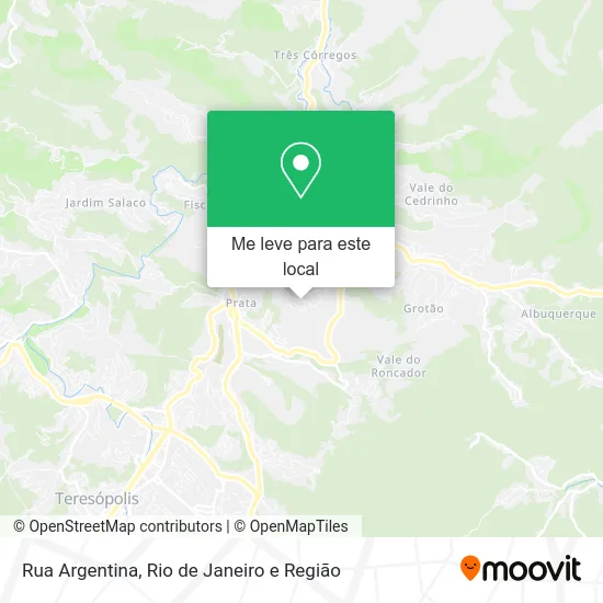Rua Argentina mapa