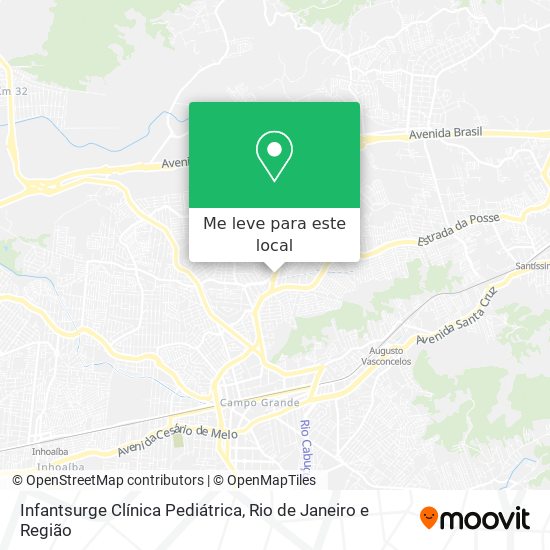 Infantsurge Clínica Pediátrica mapa