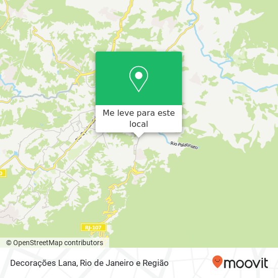 Decorações Lana mapa