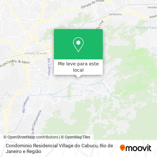 Condominio Residencial Village do Cabucu mapa