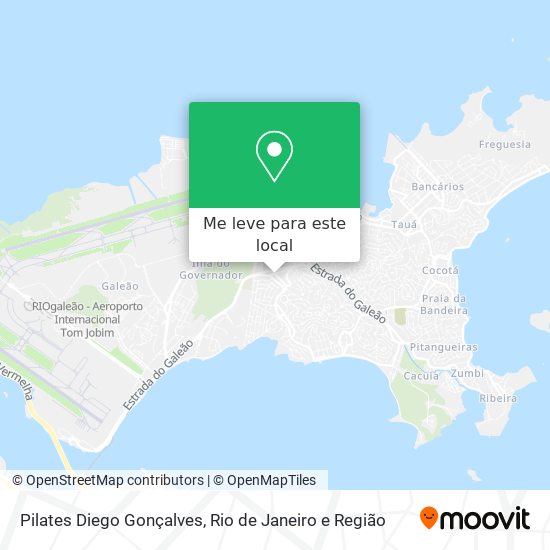 Pilates Diego Gonçalves mapa