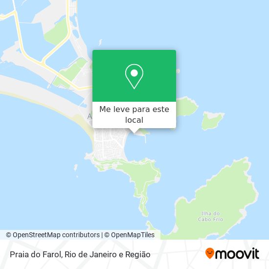 Praia do Farol mapa