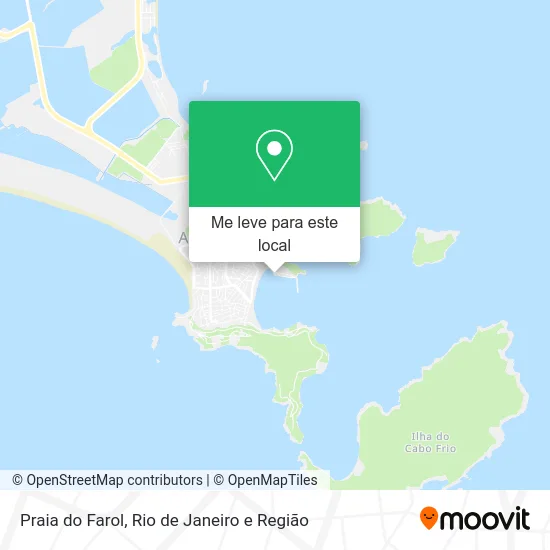 Praia do Farol mapa
