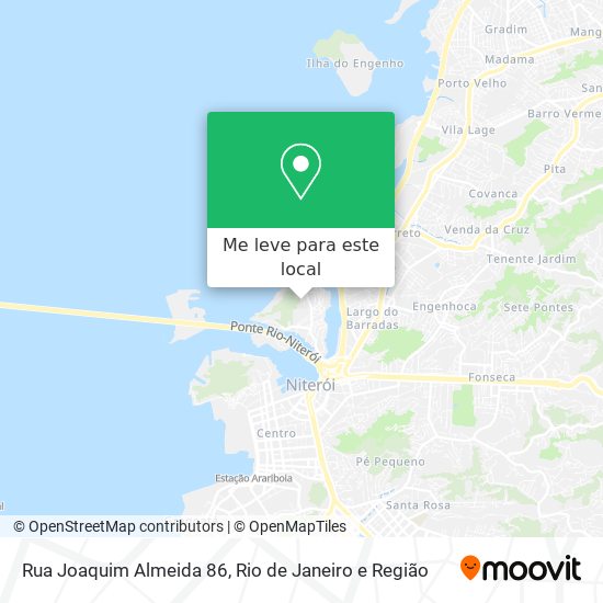 Rua Joaquim Almeida 86 mapa