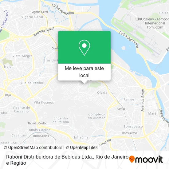 Rabôni Distribuidora de Bebidas Ltda. mapa