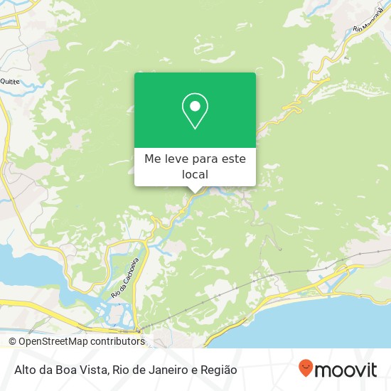 Alto da Boa Vista mapa