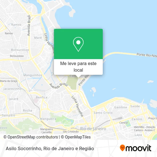 Asilo Socorrinho mapa
