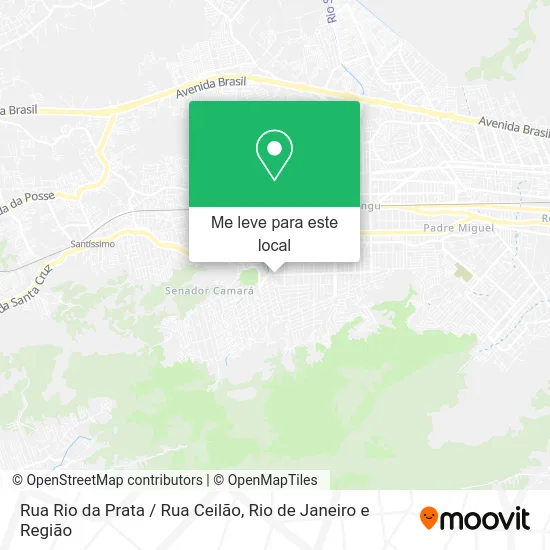 Rua Rio da Prata / Rua Ceilão mapa