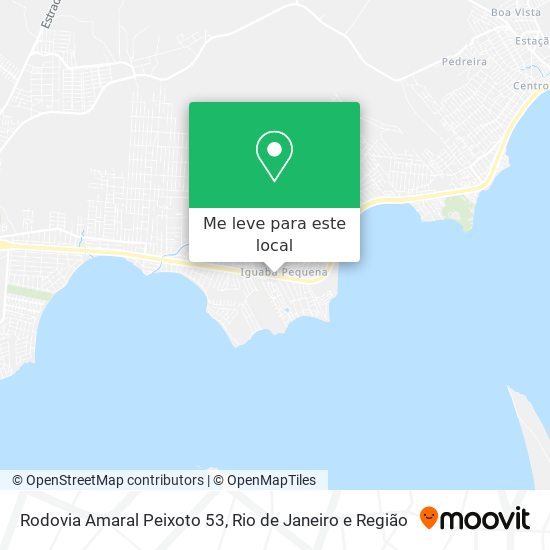 Rodovia Amaral Peixoto 53 mapa