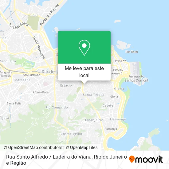 Rua Santo Alfredo / Ladeira do Viana mapa