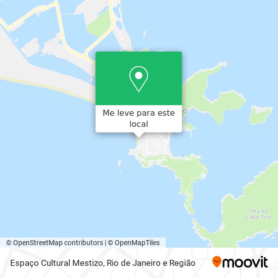 Espaço Cultural Mestizo mapa