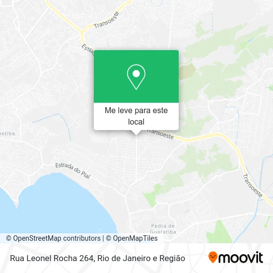 Rua Leonel Rocha 264 mapa