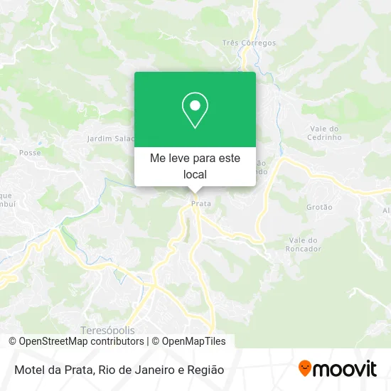 Motel da Prata mapa