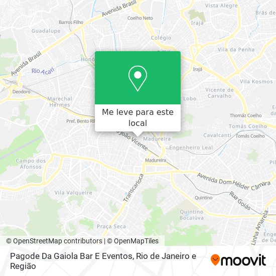 Pagode Da Gaiola Bar E Eventos mapa