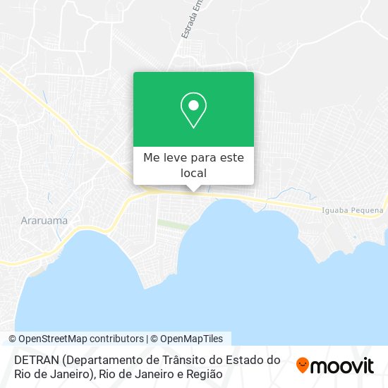 DETRAN (Departamento de Trânsito do Estado do Rio de Janeiro) mapa