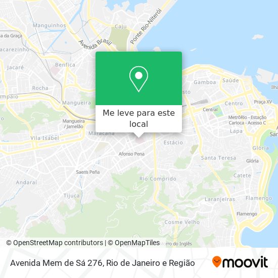 Avenida Mem de Sá 276 mapa
