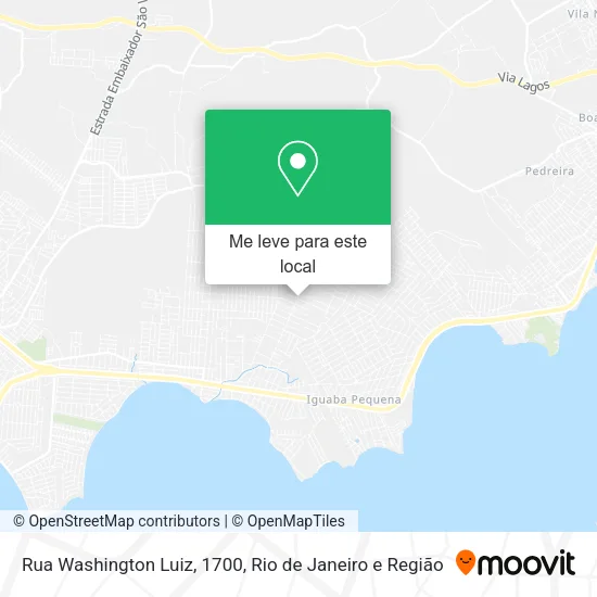 Rua Washington Luiz, 1700 mapa