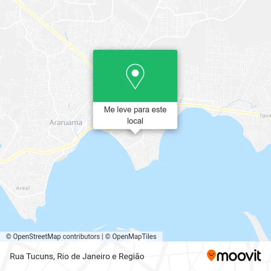 Rua Tucuns mapa