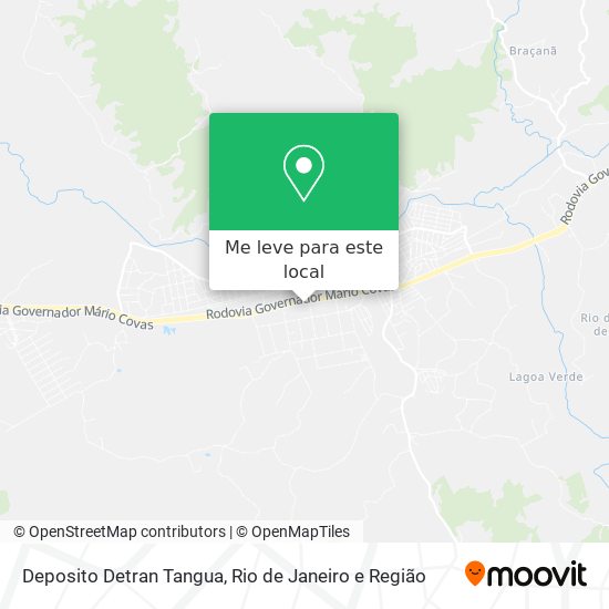 Deposito Detran Tangua mapa