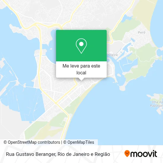Rua Gustavo Beranger mapa