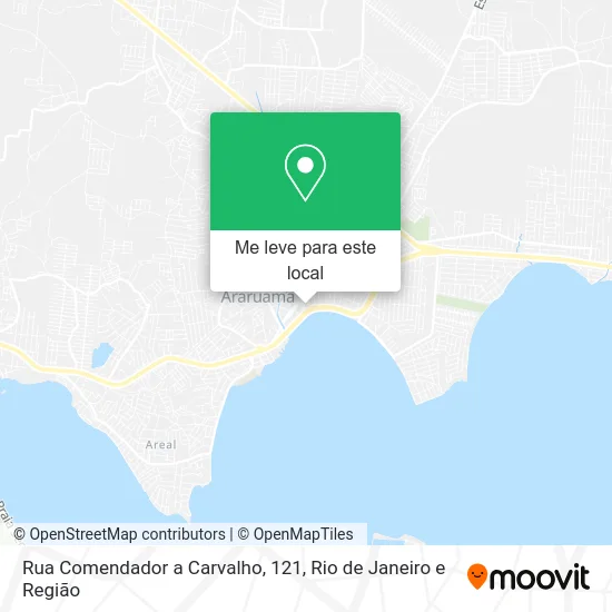 Rua Comendador a Carvalho, 121 mapa
