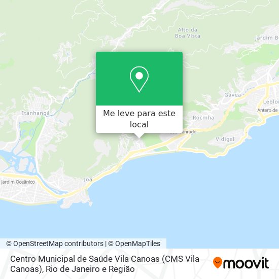 Centro Municipal de Saúde Vila Canoas (CMS Vila Canoas) mapa