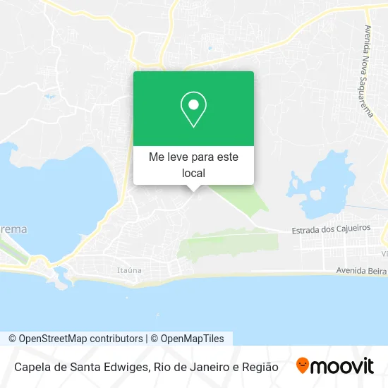 Capela de Santa Edwiges mapa