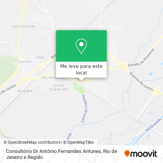 Consultório Dr Antônio Fernandes Antunes mapa