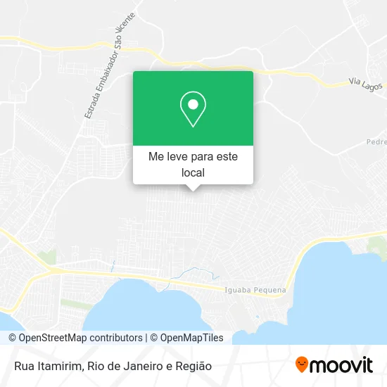 Rua Itamirim mapa