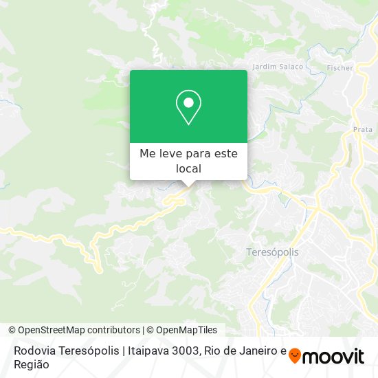 Rodovia Teresópolis | Itaipava 3003 mapa