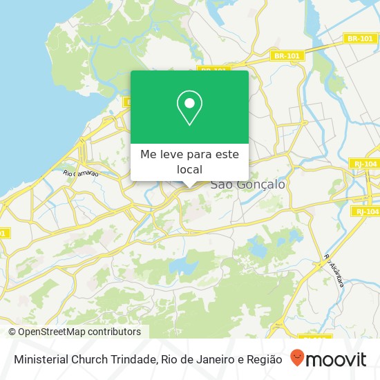 Ministerial Church Trindade mapa