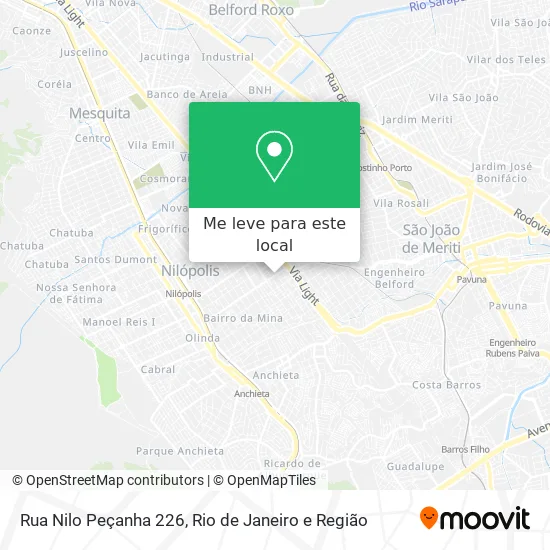 Rua Nilo Peçanha 226 mapa