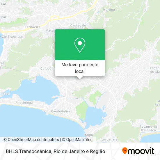 BHLS Transoceânica mapa