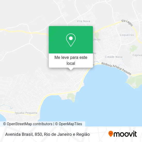 Avenida Brasil, 850 mapa