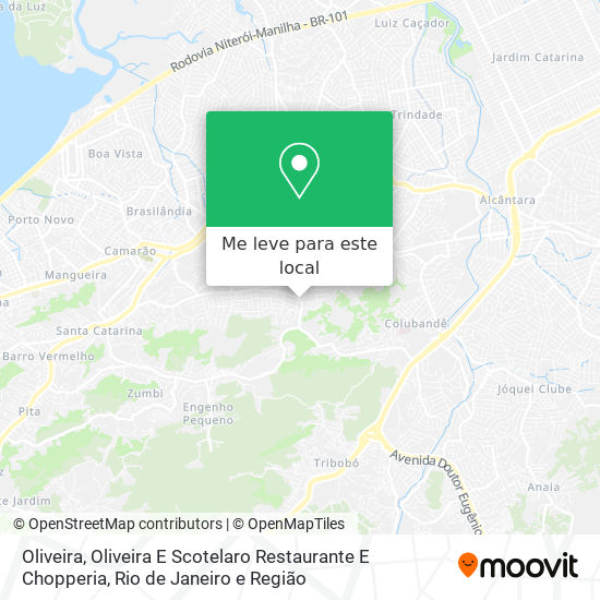 Oliveira, Oliveira E Scotelaro Restaurante E Chopperia mapa
