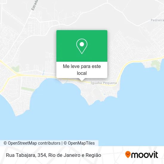 Rua Tabajara, 354 mapa
