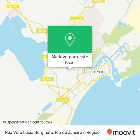 Rua Vera Lúcia Berginato mapa