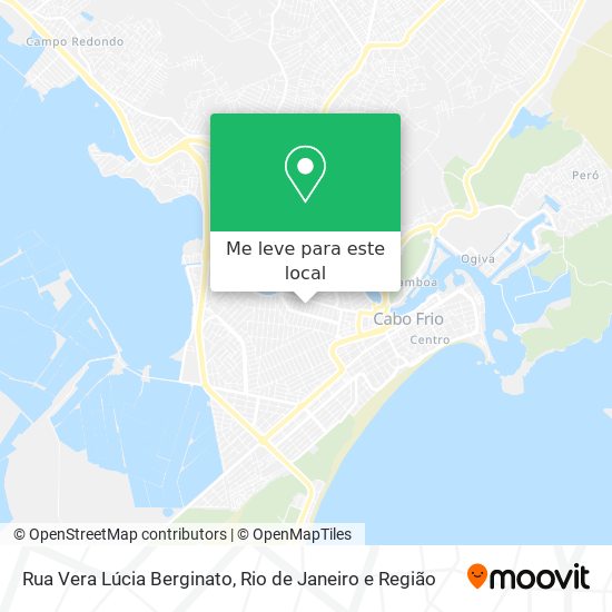 Rua Vera Lúcia Berginato mapa