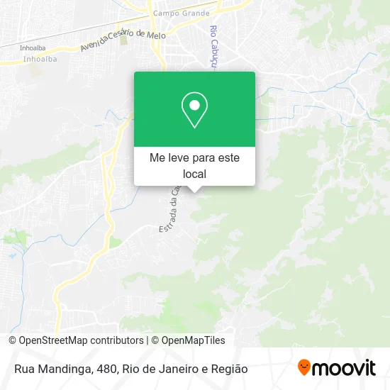 Rua Mandinga, 480 mapa