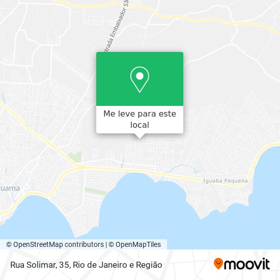 Rua Solimar, 35 mapa